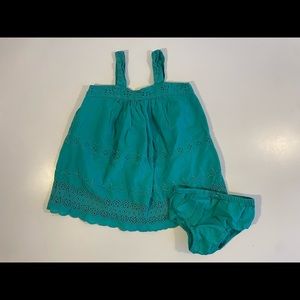 Baby Gap turquoise summer dress in size 18-24 months.